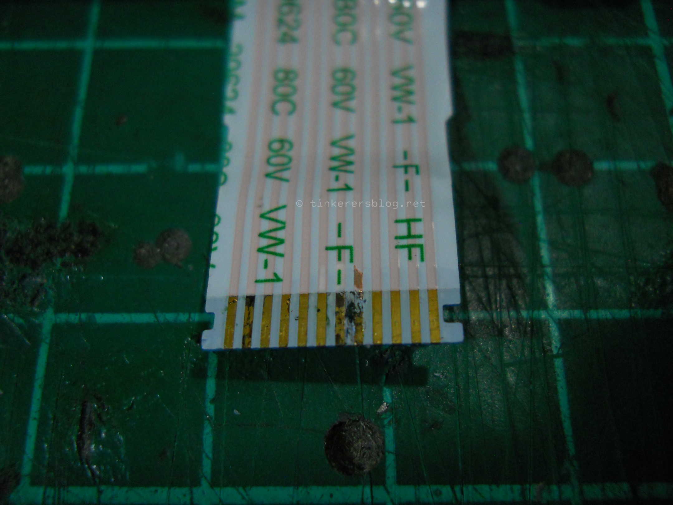 #0023: Repairing short circuit damage within a ribbon cable – A ...